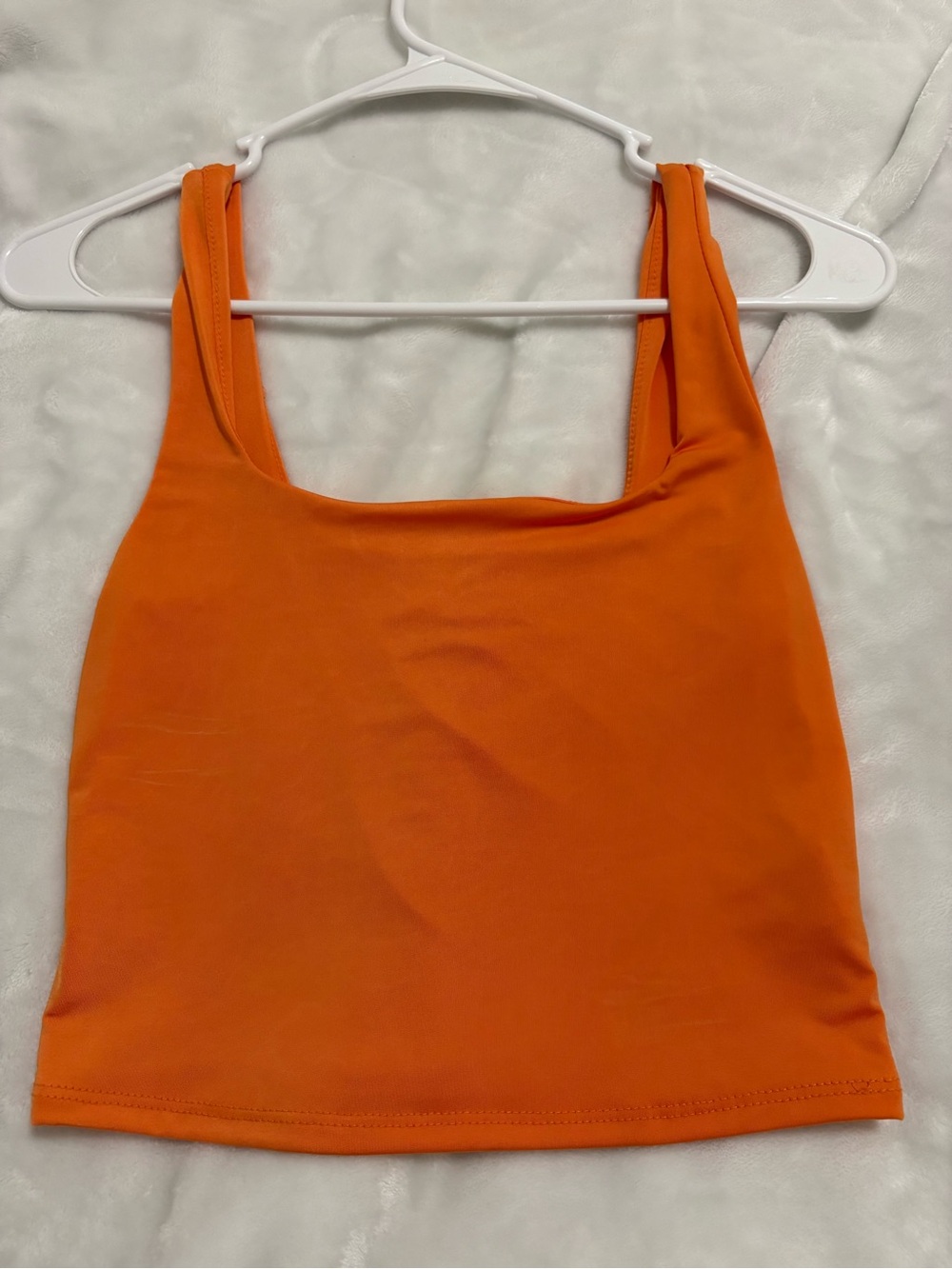 Orange Women's Tank Crop Top